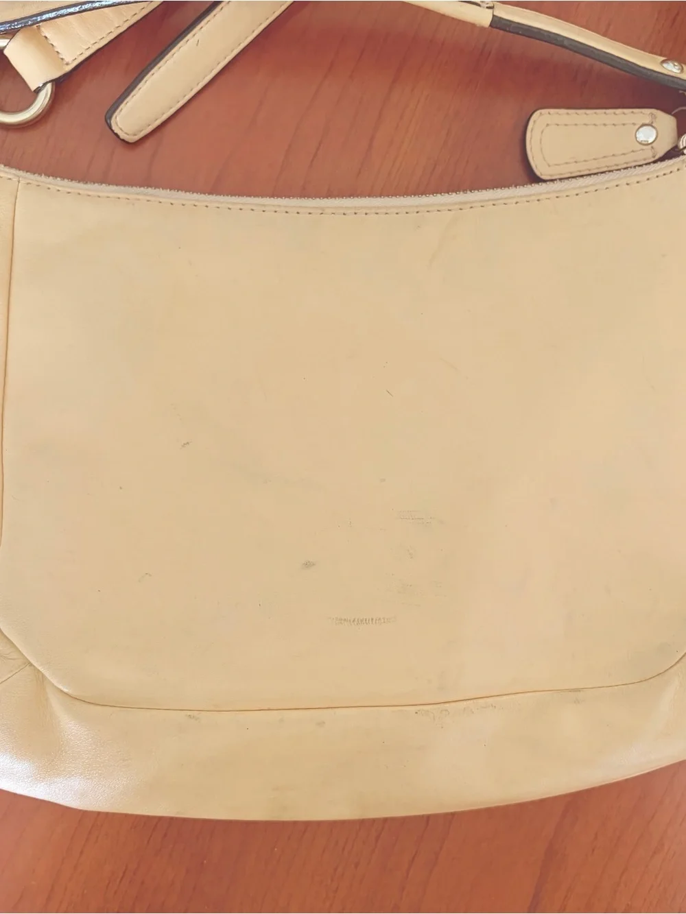Coach Kristin Shoulder/Crossbody Bag Yellow Leather